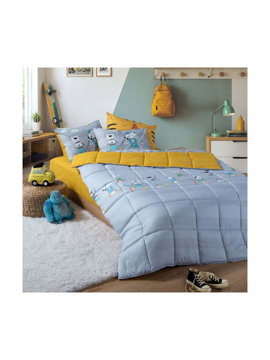 Nef-Nef Homeware Kinderbettdecke Einzel Cool Sk...