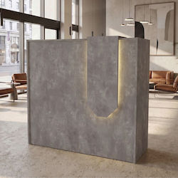 Megapap Navita Reception Desk Grey