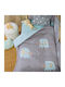 Nef-Nef Homeware Elephants Kinderbettdecke Für Krippe Grau 110x140cm