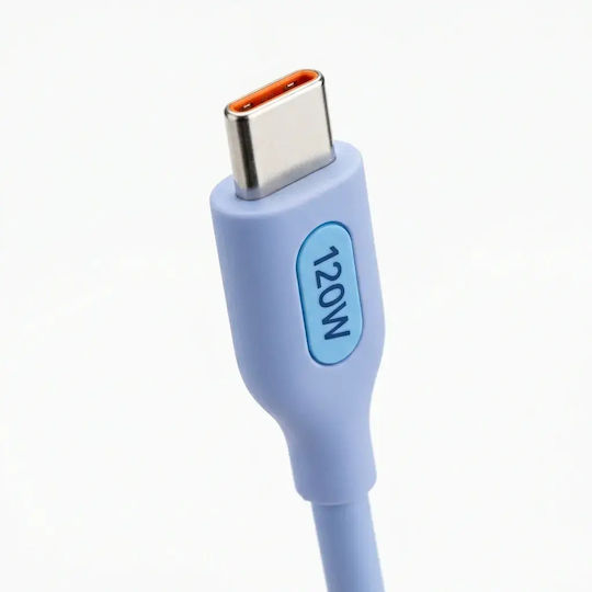 Apple USB-C кабел мъжки - USB-C 120W Син 1m