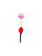 Fishing Rod Cats Ball Mouse Purple-red