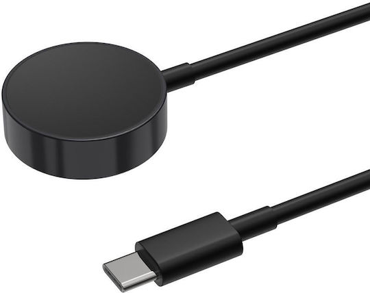 Samsung Galaxy Watch Ultra 7 6 5 Pro 4 3 Xdfind Магнитен Кабел За Зареждане Алуминиева Сплав Usb-c Черен