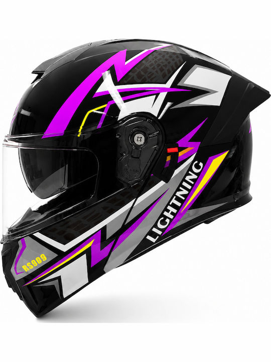 FIXATO Viper Purple Cască Moto Flip-Up ECE 22.0...