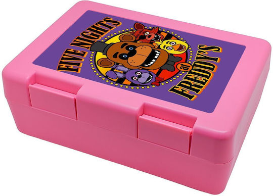 Koupakoupa Five Nights At Freddy's Plastic Kids Food Container 18.5 x 12.8 x 6.5cm