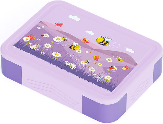 Estia Save The Aegean Plastic Kids Food Container 1.33lt Garden Friends