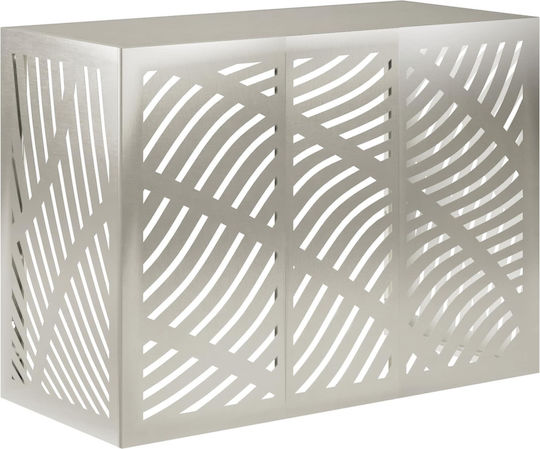 vidaXL Capac De Aer Condiționat Argintiu 110 X 50 X 80 Cm Oțel Inoxidabil