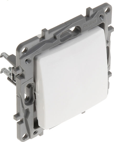 Legrand Niloe Recessed Wall Switch without Frame White