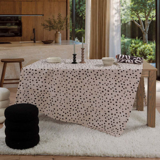 Nef-Nef Homeware Tablecloth Set Trust Beige 140x140cm