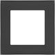 Simon 55 Frame 1-fold Nature Glass Frost Black Trn1/179