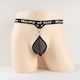 Herren Sexy Unterwäsche Jockstrap Schwarz