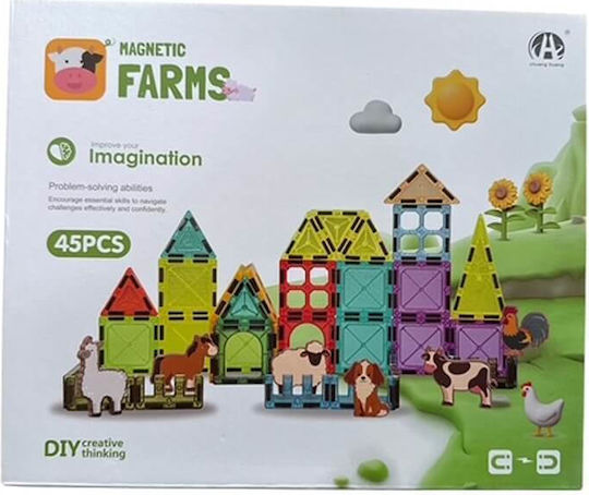Martin Toys Joc magnetic de construcții Puzzle