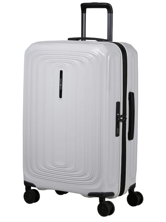 Samsonite Spinner Среден Куфар за Пътуване Твърд Metallic Stone Височина 69см.