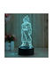 Dekoratives Tischlicht LED RGB 3D-Illusion 3x3cm
