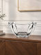 Galifas Dekorative Schale Glas Transparent 21x21x9cm