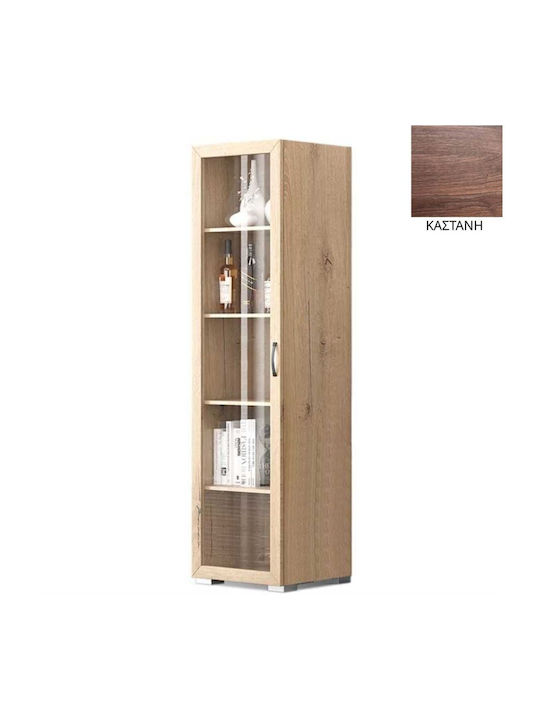 N30 Bodenstehende Wohnzimmer Vitrine aus Spanpl...