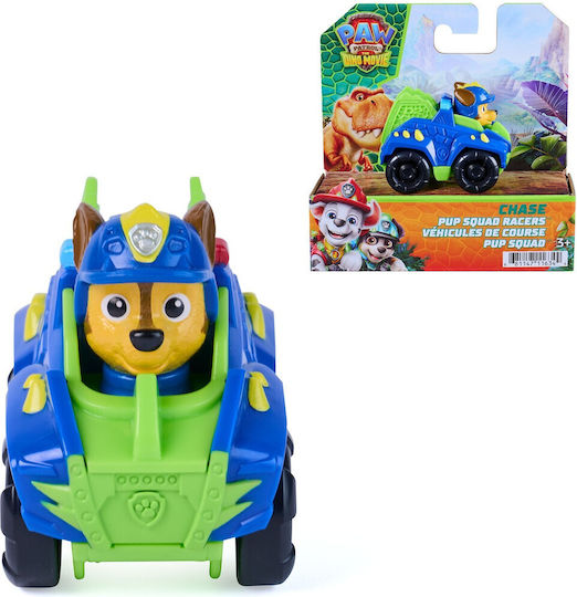 Spin Master Paw Patrol The Dino Movie - Rubble Pup Squad Racers Αυτοκινητάκι