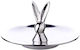 Small Plate for Sweets Bunny Silver Enamel Louis 15x9 Cm