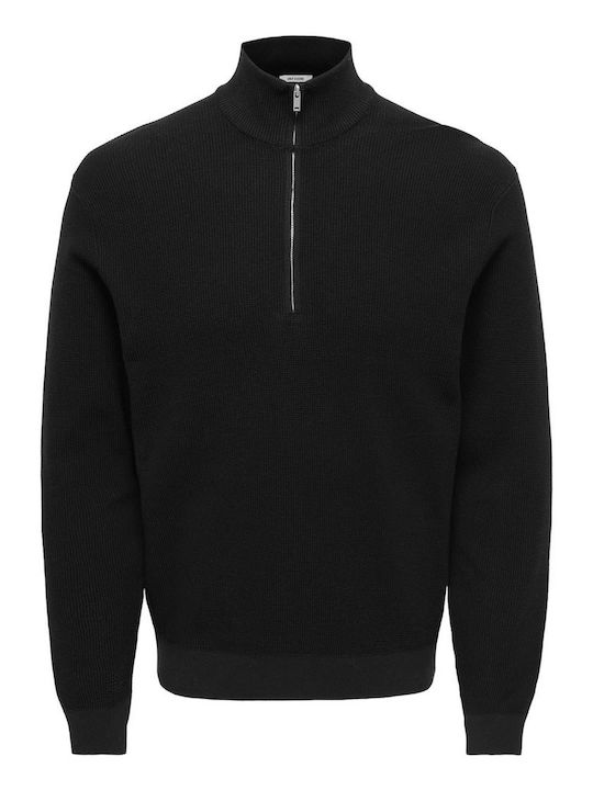 Only & Sons Herrenbluse Schwarz