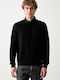 Polo Long Sleeve Black Blouse