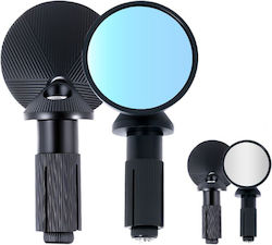 Mini Motorcycle Mirrors Round Handlebar 22mm Anti Glare