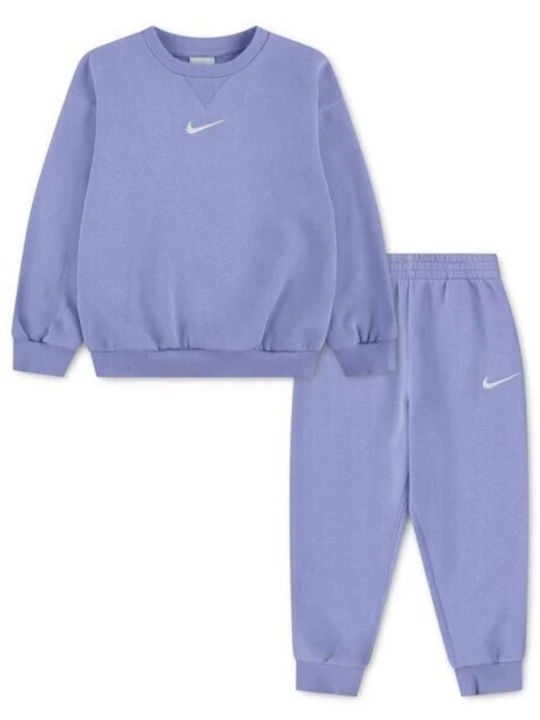 Nike Crew Set trening pentru copii lila