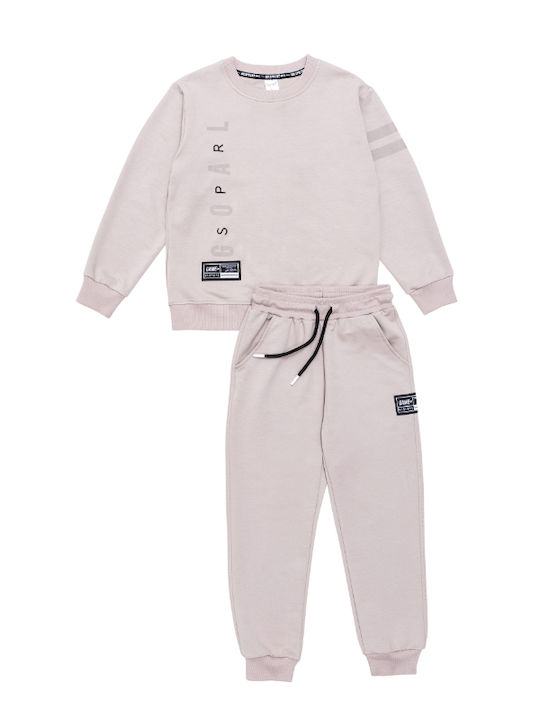 Sprint Kids Sweatpants Set Stone