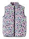 Kids Quilted Sleeveless Short Lilac Jacket