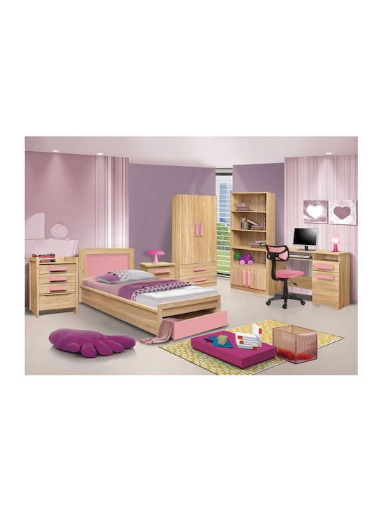 Παιδικό Γραφείο Playroom Ροζ 110x55x76.5cm