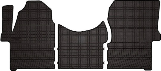 Rubber Car Mats Volkswagen Crafter I Van 2006-2019 Black Fitted