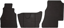 Rubber Car Mats Volkswagen Lt Ii Van 1996-2006 Black Fitted