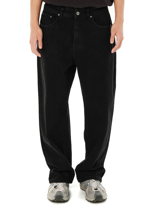 Men's Baggy Black Jeans Pants