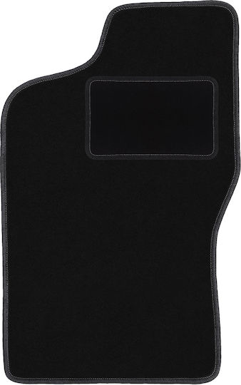 Velour Driver’s Mat Fiat Cinquecento Hatchback 1991-1998 Black