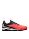 Phantom 6 Low Academy TF Kids Soccer Cleats & Shoes Turf Red