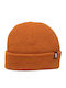 Beanie Men's Knitted Beanie in Orange Colour