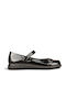 Kinder Slipper & Mokassins aus Lackleder Schwarz