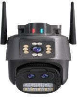 XY-04169 IP Dual Surveillance Camera Waterproof with Two-Way Communication