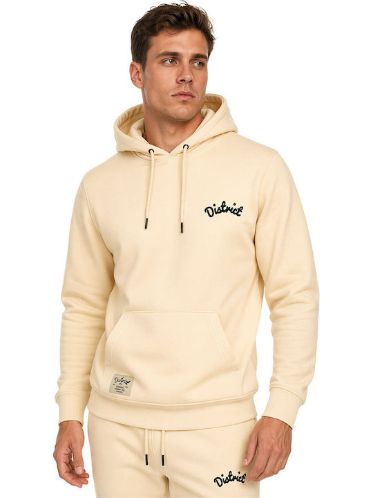 Sweatshirt Mit Kapuze In Creme