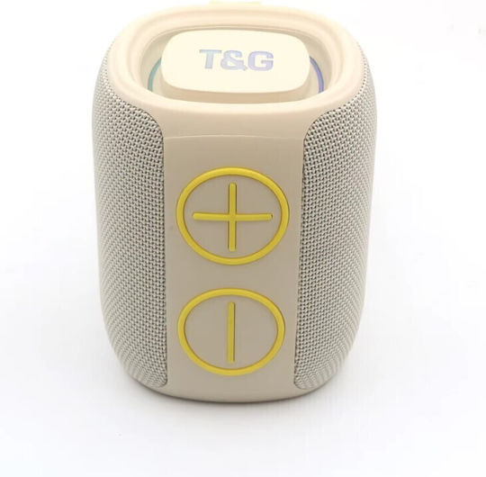 T&G TG-486 Bluetooth Lautsprecher 15W mit Betriebszeiten (maximal) bis 2 Stunden Beiges