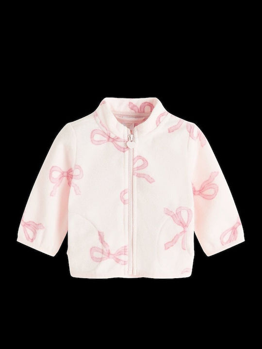 Kinder-Sweatshirt Strickjacke Rosa