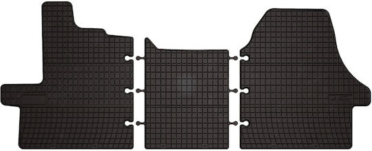 Rubber Car Mats Citroen Jumper Ii Delivery 1st Row 2006-2014 Black Fitted