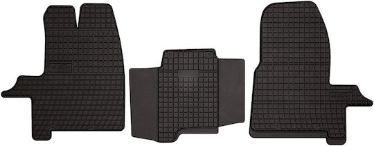 Rubber Car Mats Ford Transit Custom Van 2012-2021 Black Fitted