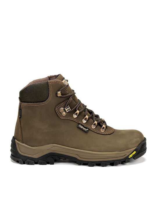 Chiruca Încălțăminte de Drumeție pentru Bărbați Tip Botine Impermeabile cu Membrană Gore-Tex Maro