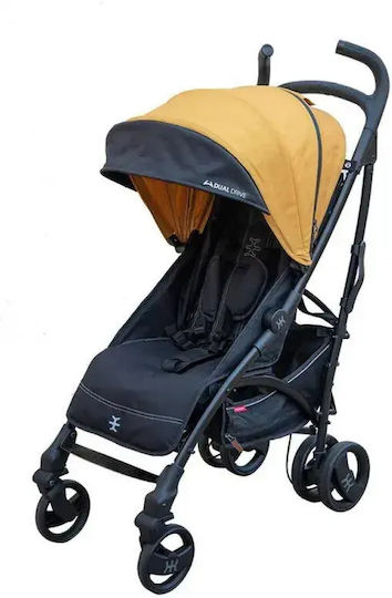 Nikidom Dual Drive Cărucior pentru copii Potrivit pentru nou-născuți Cool Mustard 7.2kg