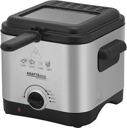 Kraft & Dele KD4330 Öl-Fritteuse 1,5l Graue Kraft & Dele KD4330 Öl-Fritteuse 1,5l Graue