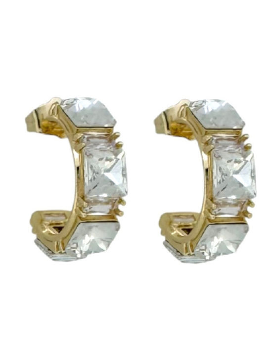 Ro-Ro Accessories Earrings Hoops with Stones