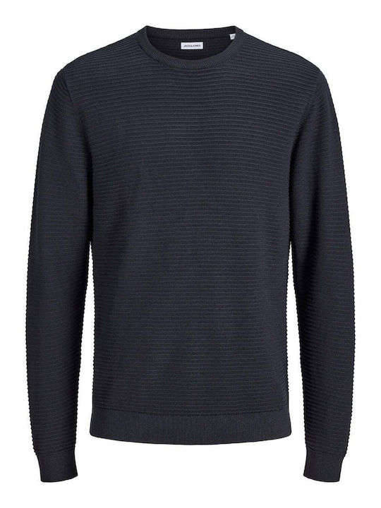 Jack & Jones Crew Πουλόβερ Μακρυμάνικο Dark Navy