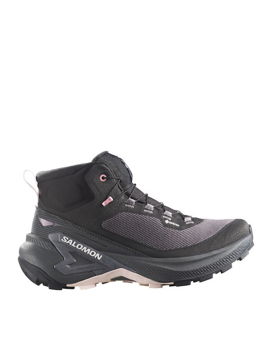 Salomon Damen Wanderschuhe Wasserdicht mit Gore-Tex-Membran Schwarze Salomon Damen Wanderschuhe Wasserdicht mit Gore-Tex-Membran Schwarze