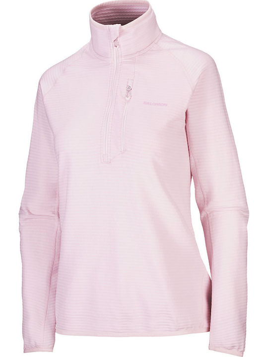 Salomon Lightwarm Γυναικεία Fleece Μπλούζα με Φ...