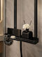 Shower Shelf Soap Accessories Holder Black