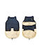 Value Imports Dog Coat Fleece Blue Small With Back Length 40 cm